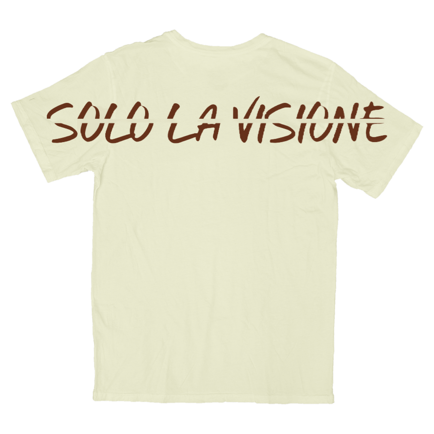 SLV Beige & Brown T-Shirt