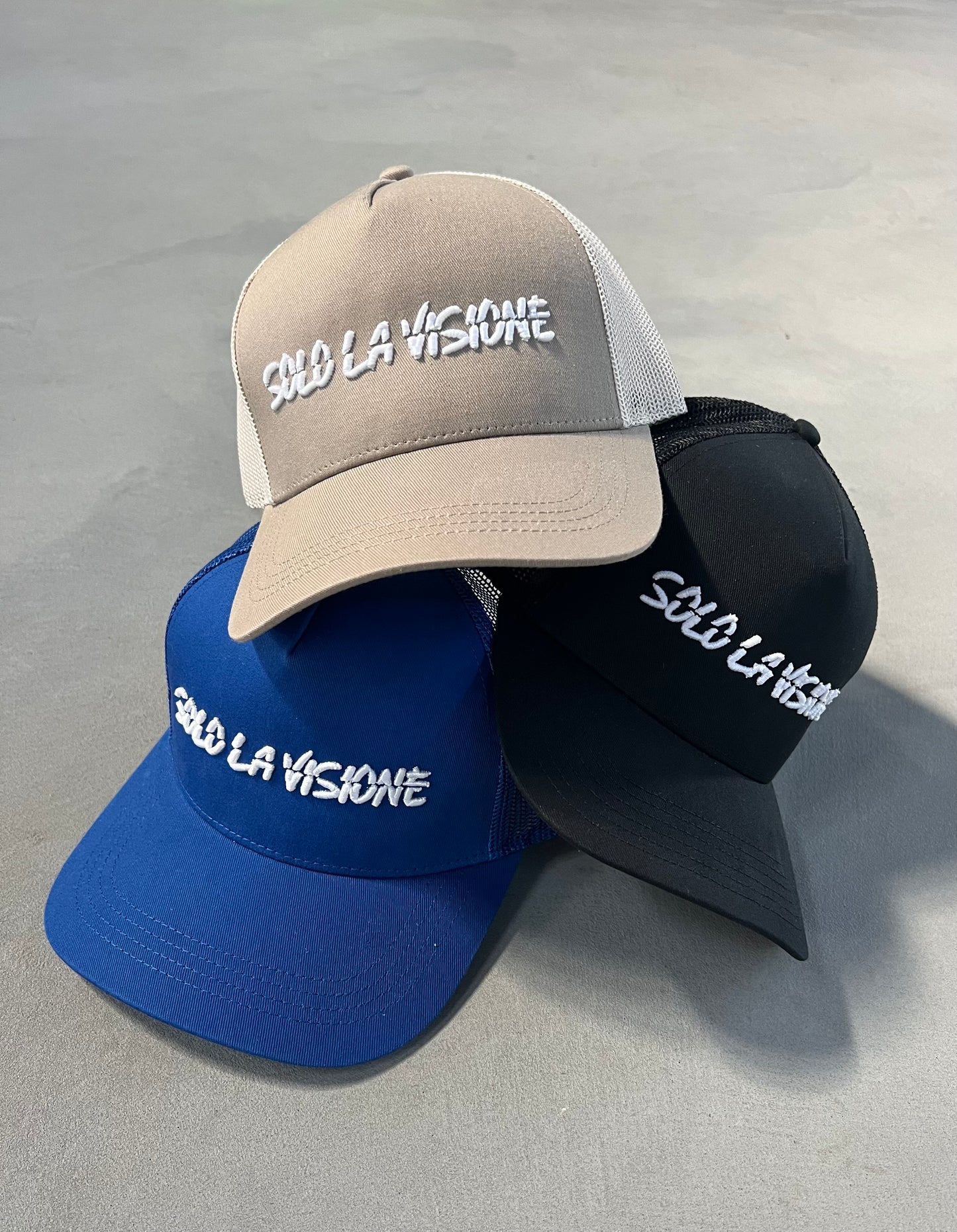Solo La Visione Trucker in Blue