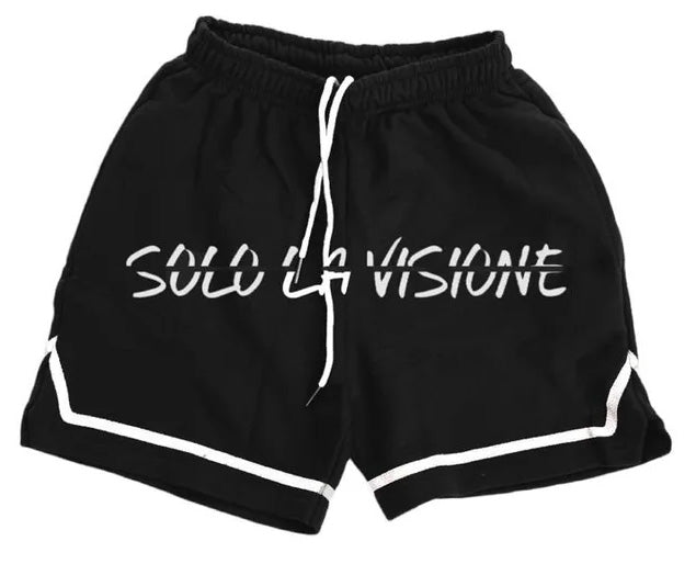 SLV Black & White Shorts