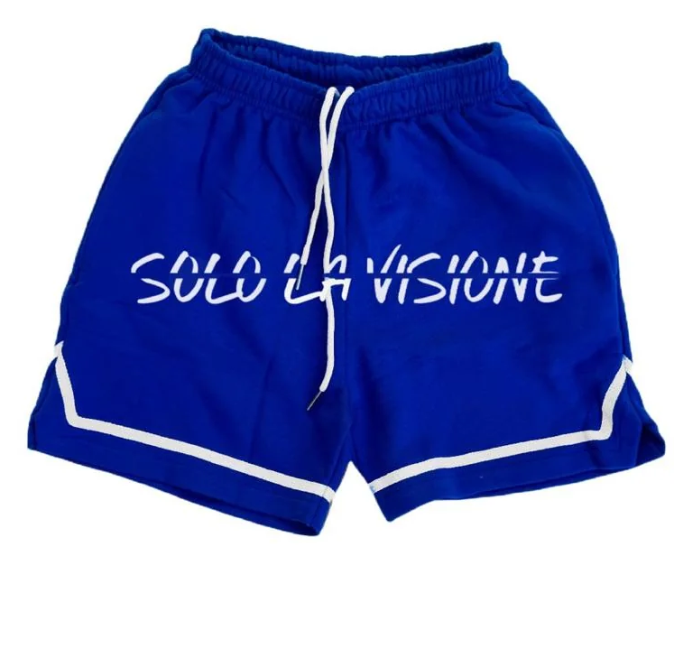 SLV Cobalt Blue & White Shorts