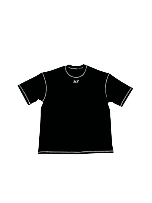 SLV Black Edition Contrast stitch T-Shirt