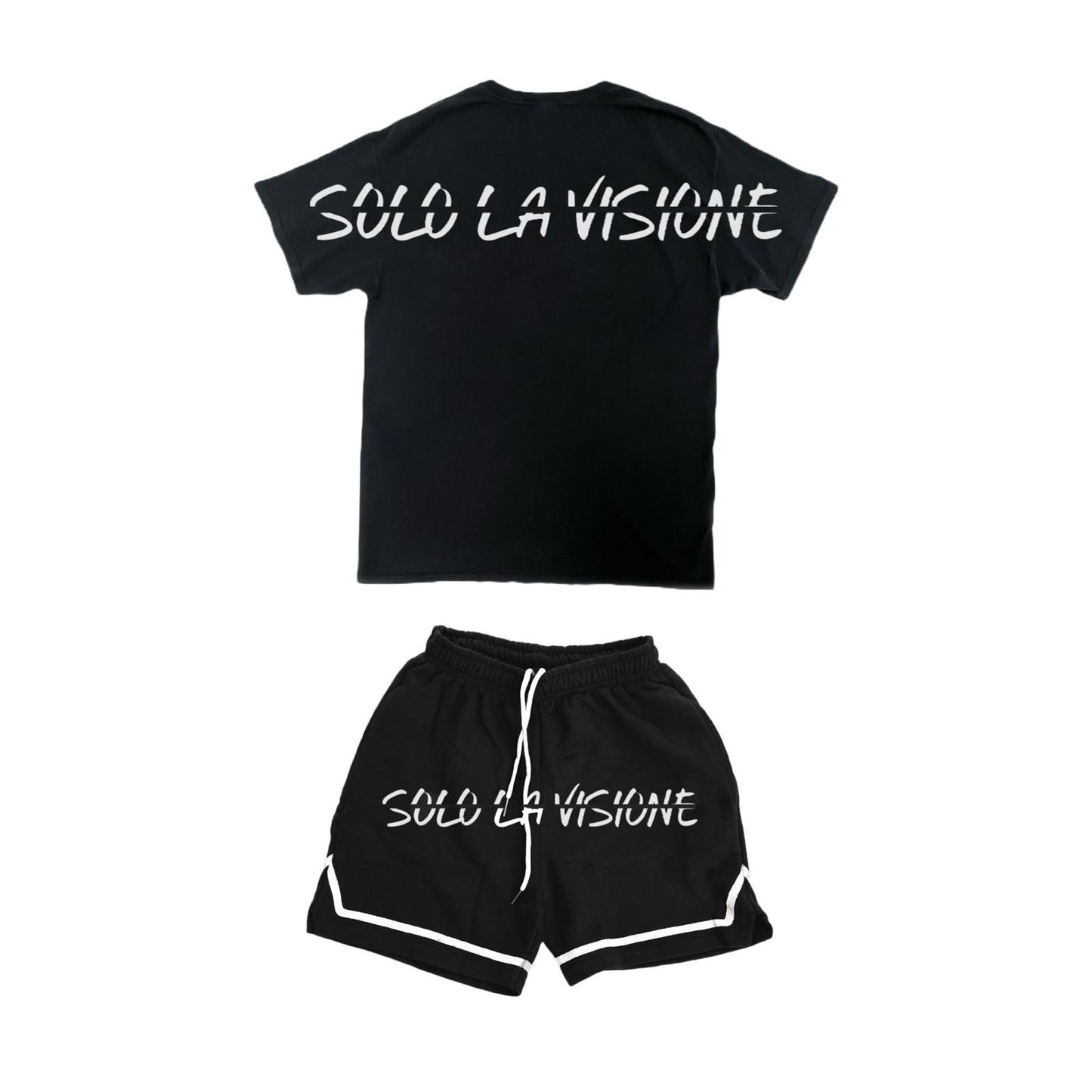 SLV Black & White Short Set